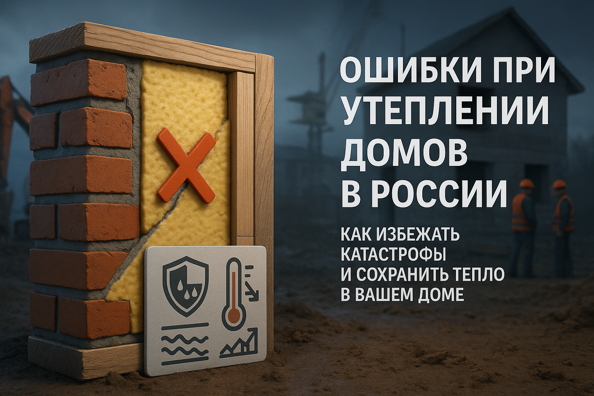    Ошибки при утеплении домов в России: как избежать катастрофы и сохранить тепло в вашем доме