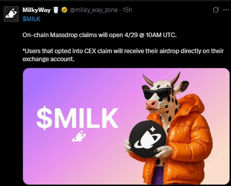 Листинг на топовых биржах уже прошел 