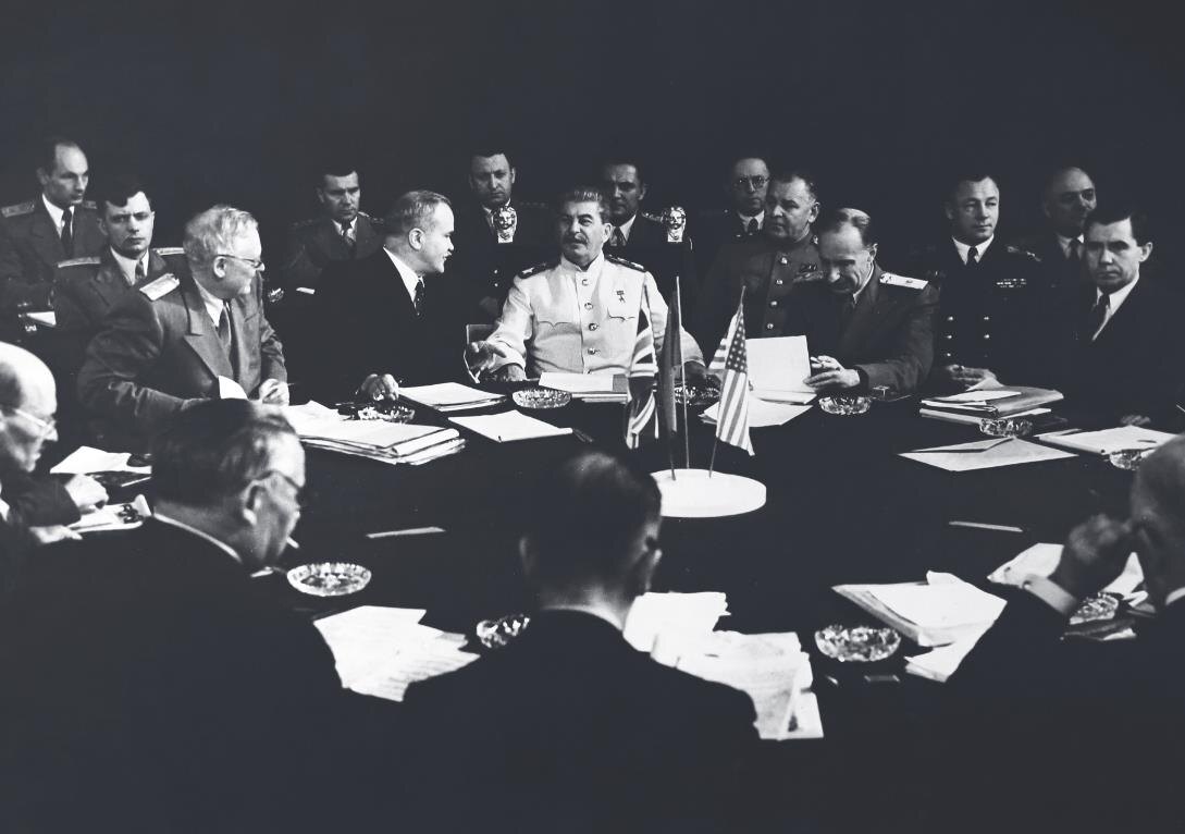 Е. Халдей. Постдамская конференция. Фото из фондов Объединения «Фотоцентр» Союза журналистов г. Москвы