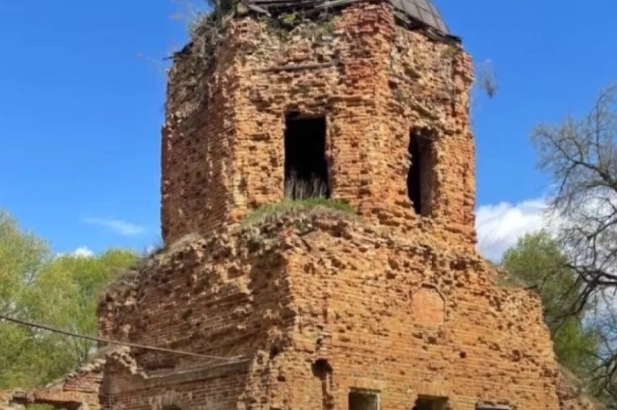    В Бабынинском районе Калужской области восстановят старинную церковь