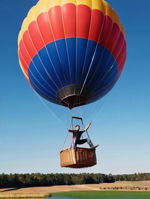 "На большом воздушном шаре мандаринового цвета
Мы с тобой проводим это лето!"(с) За Рики Мартина отдельное спасибо подписчикам:) Генерация: phygital