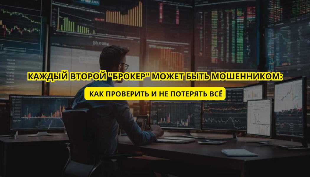 Каждый второй "брокер" может быть мошенником: как проверить и не потерять всё