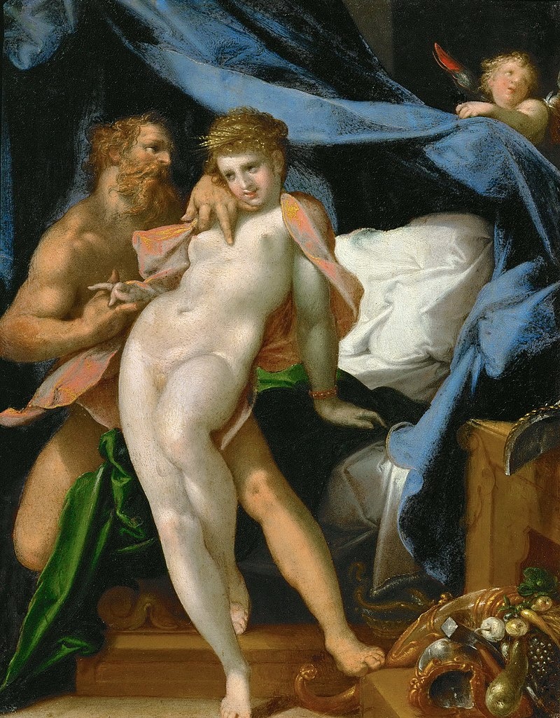 «Вулкан и Майя». Бартоломеус Спрангер, 1585 год. Музей истории искусств, Вена