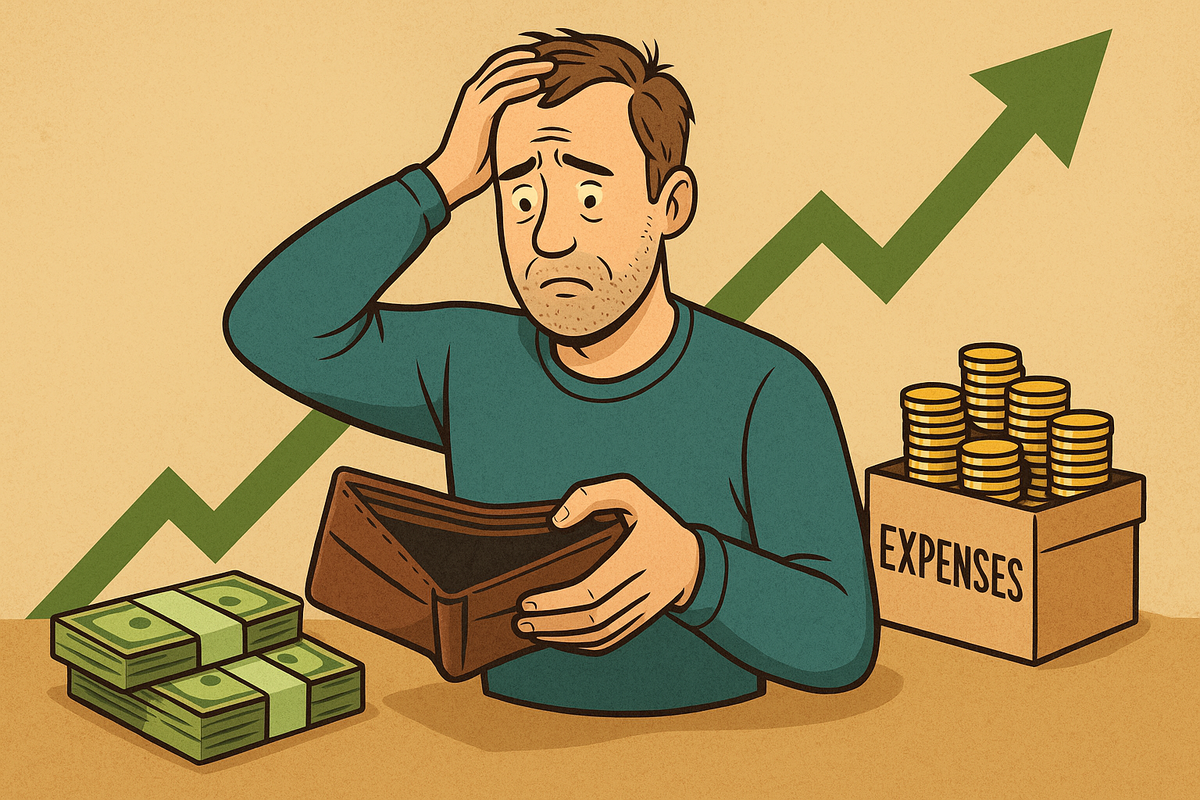 Зарплата выросла, а денег всё так же нет.