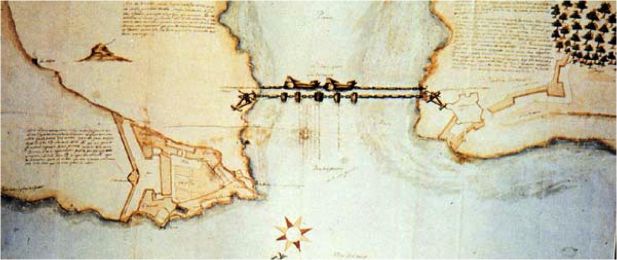 Цепь бухты Золотой Рог.