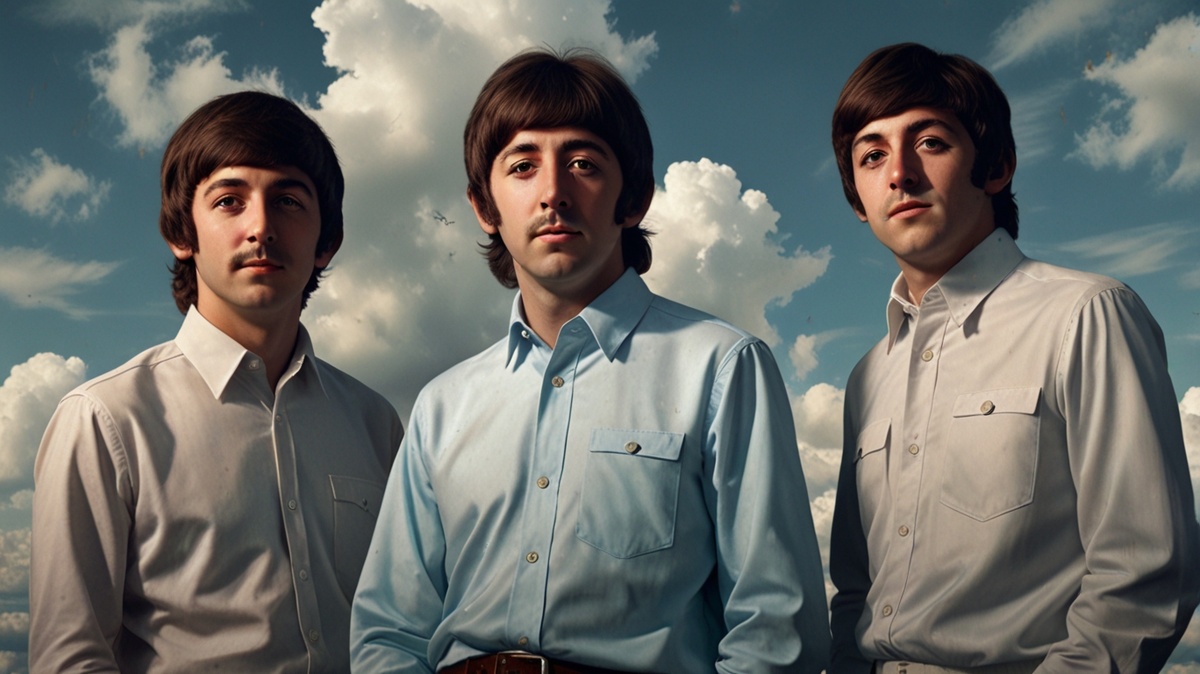 Нейросеть нарисовала Битлз)))