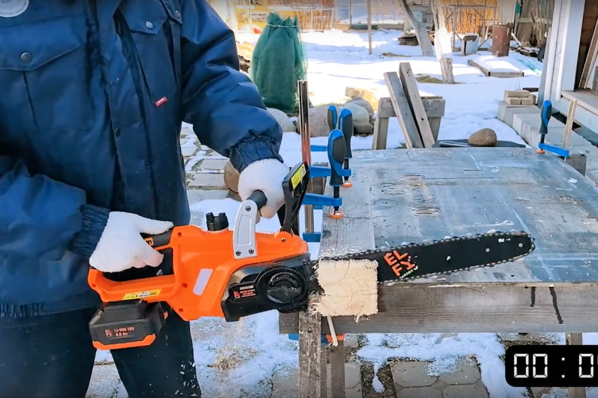 Пила цепная аккумуляторная ESC3612CBPS