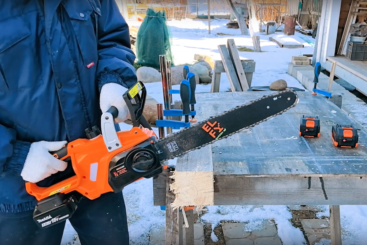 Пила цепная аккумуляторная ESC3612CBPS