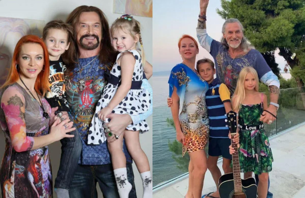 Анисина и Джигурда с детьми