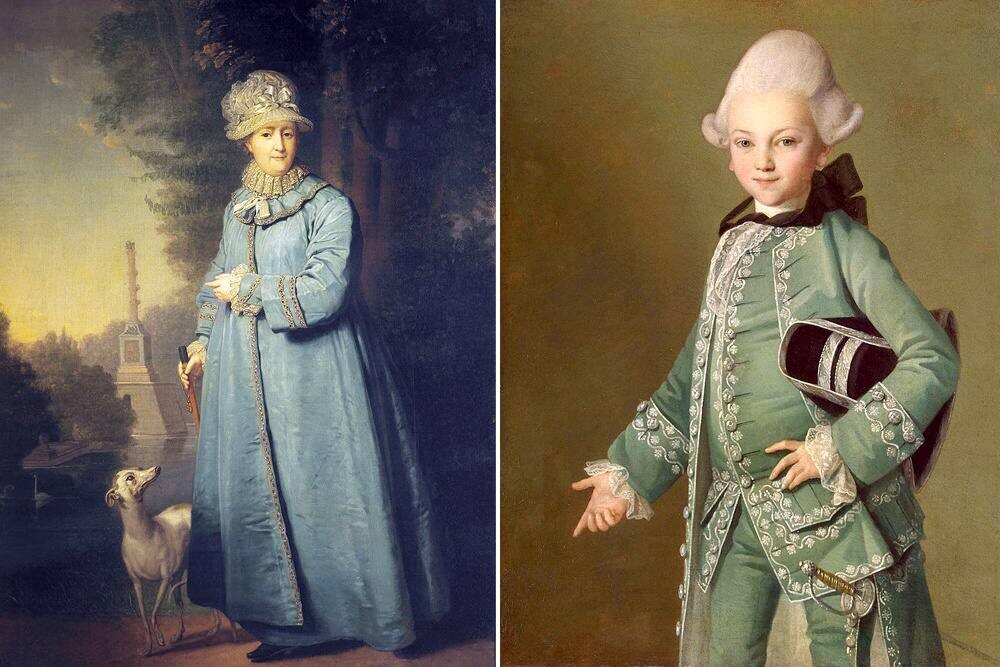 Екатерина Великая и Алексей Бобринский