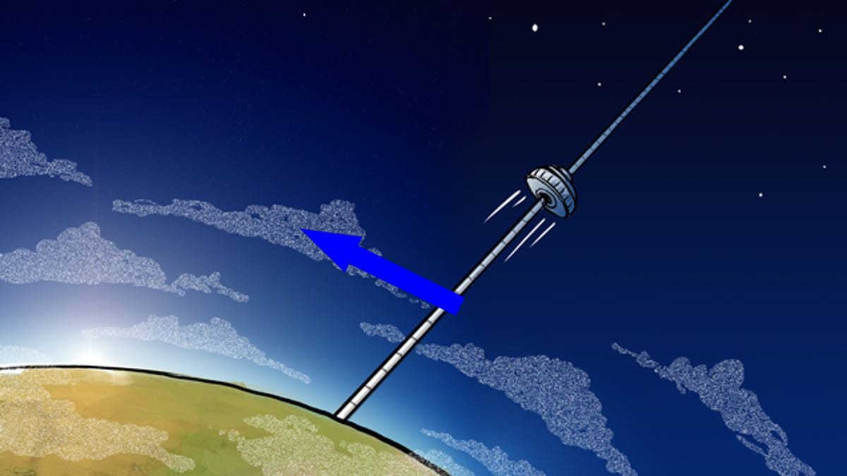    Японский космический лифт разобьётся о реальность