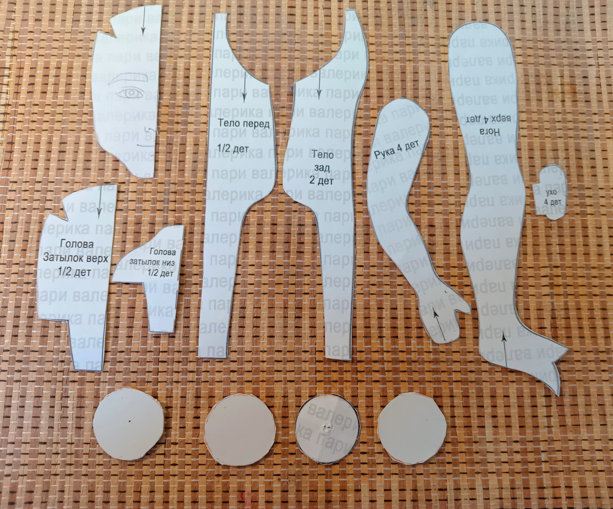 Выкройки тела. 