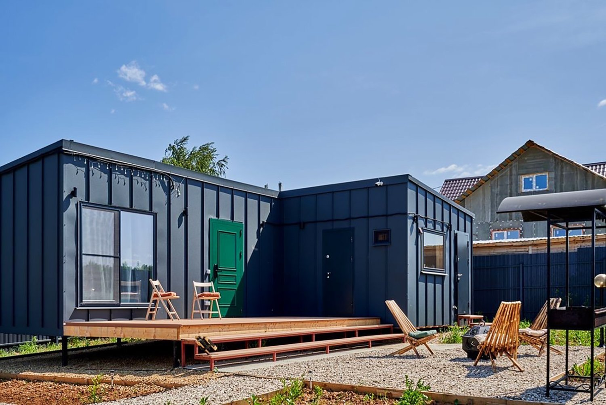 На фото: интерьер дома 33 кв.м в д. Спасское. Рум-тур, героиня, дизайнер и фотограф: Александра Мохначева