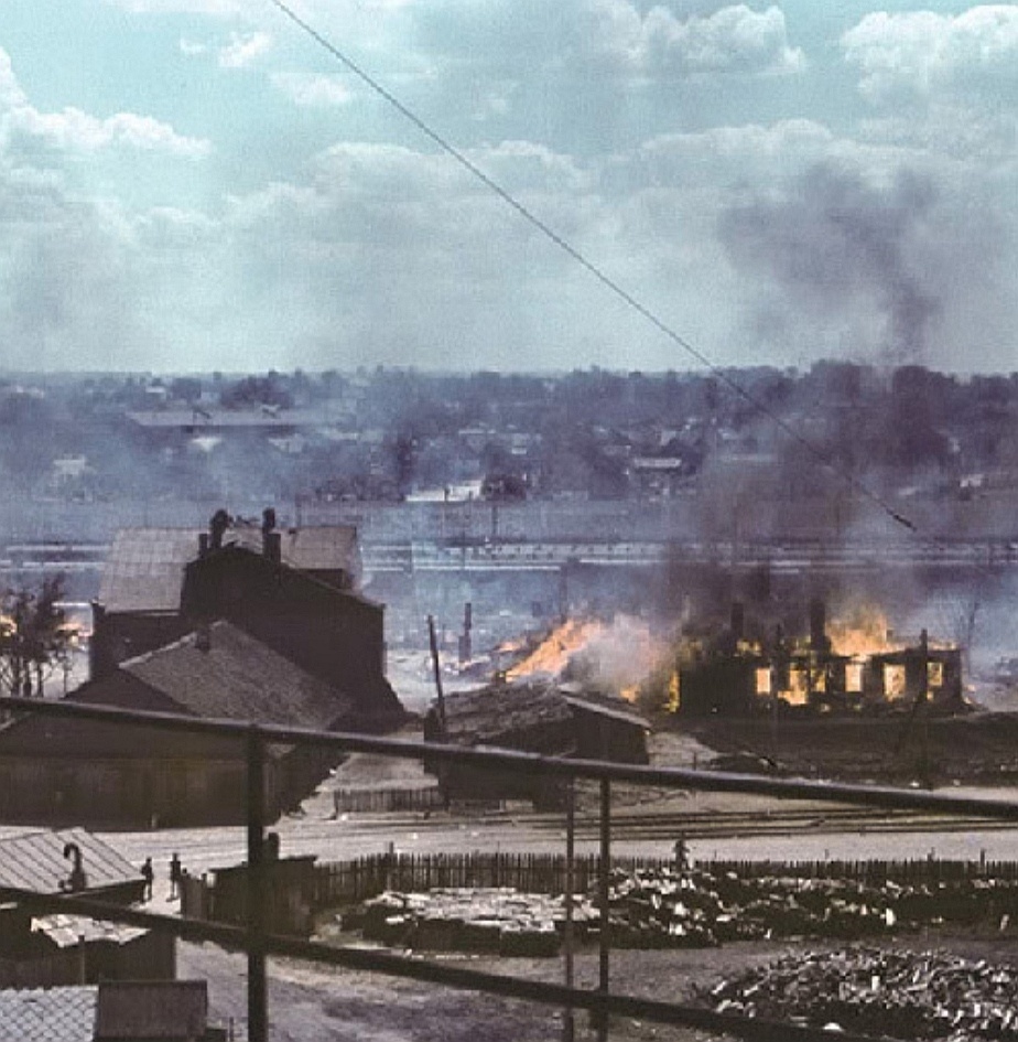 Первые дни войны у минского вокзала 