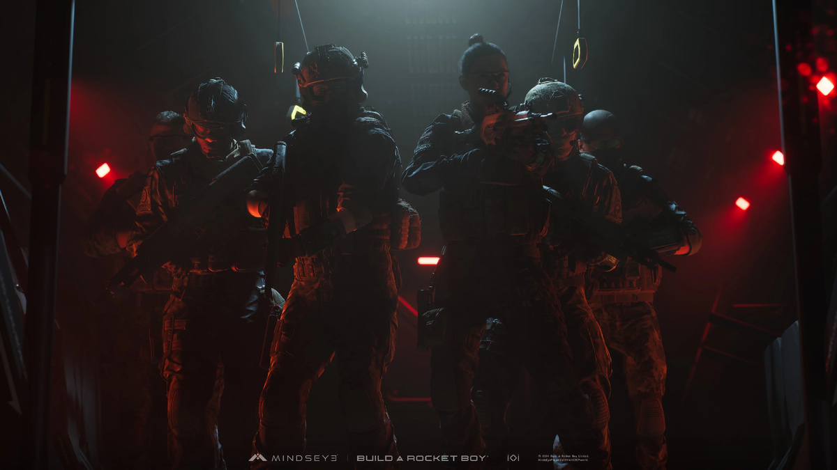 Скриншоты из игры MindsEye