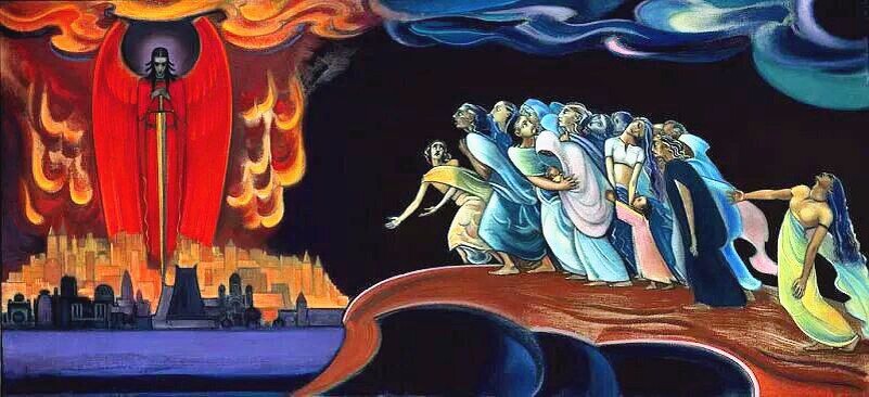 Картина Святослава Николаевича РЕРИХ "Воззри, человечество".