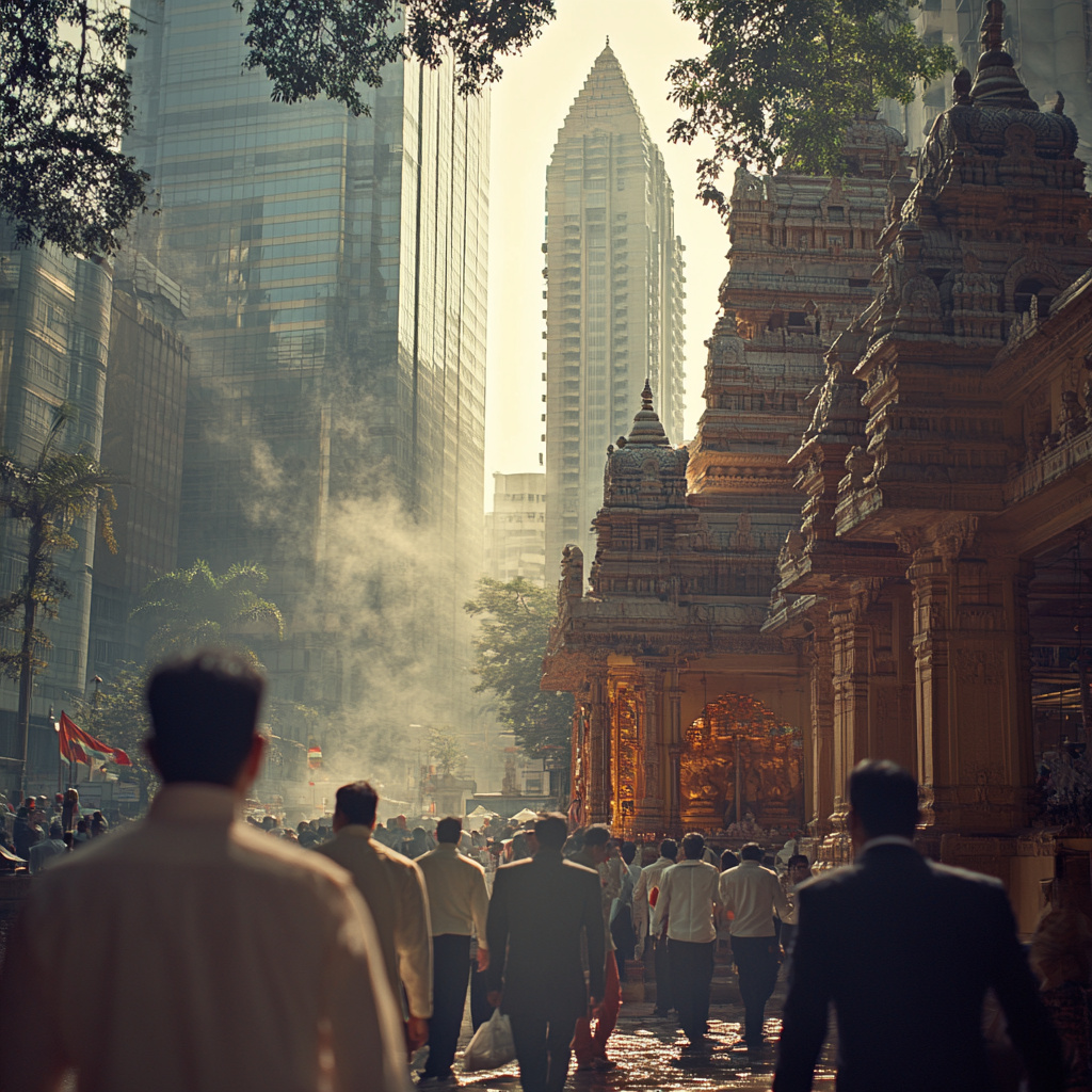 Тысяча лет и тысяча этажей. В одном кадре. В одном городе. В один день.