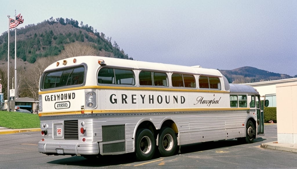GMC-PD4501 Scenicruiser сзади. Источник фото: Pinterest.ru