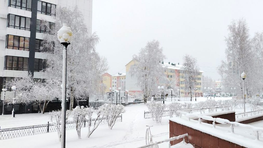    В Ханты-Мансийске побит апрельский рекорд по выпавшему снегу