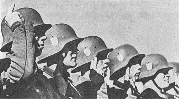 Присяга хорватских коллаборационистов. Из книги Дробязко С.И., Романько О.В., Семенов К.К. "Иностранные формирования Третьего рейха