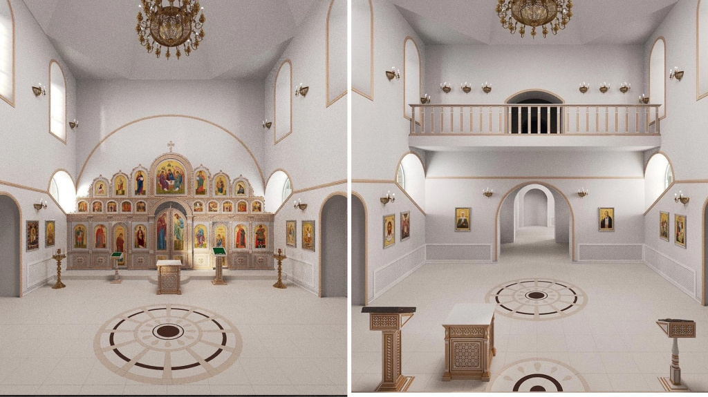    Светлый храм: мэр Нягани показал, каким будет убранство новой церкви в городе