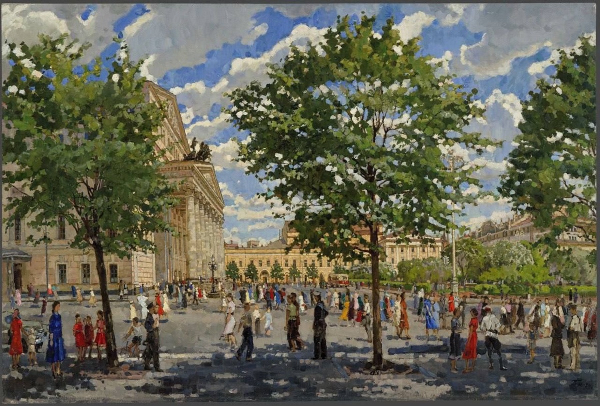 А. Горский. Утро майское у Большого театра. 1956—1984.