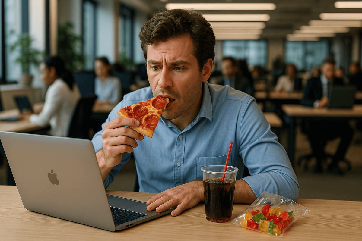    Из-за стресса человек может набрать вес, поскольку в это время часто заедает стресс не тем.