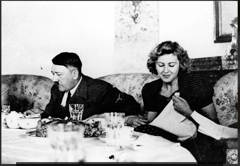 Гитлер и Ева Браун. Из открытых источников.