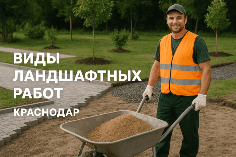    Виды ландшафтных работ в Краснодаре: как создать идеальный ландшафт с учетом климата и технологий Artem Motomul