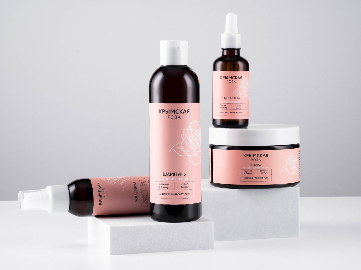 Укрепляющий комплекс для волос "Крымская Роза"