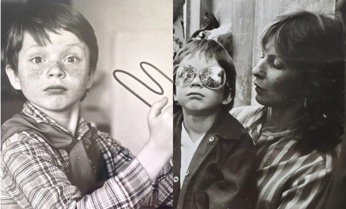 Александр Лойе с мамой