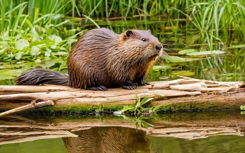    Видео: двух заблудившихся бобров спасли в Удмуртии