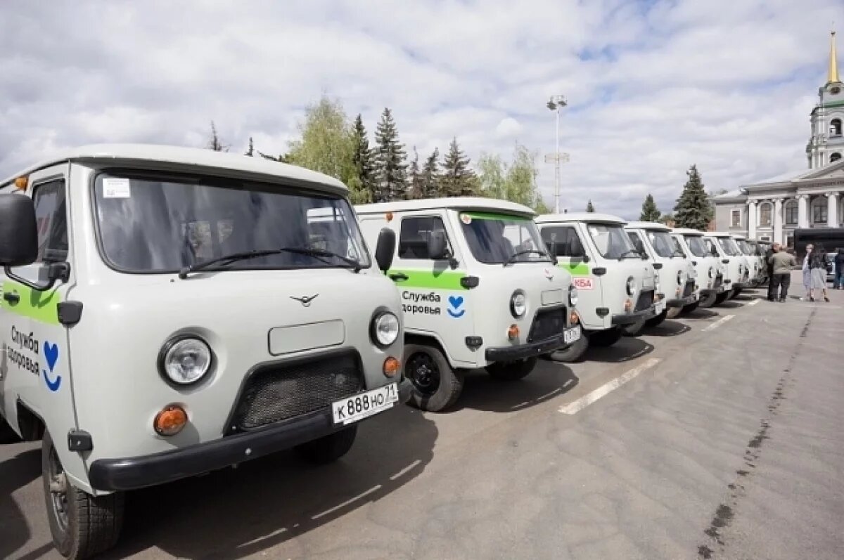    40 новых автомобилей переданы тульским медикам
