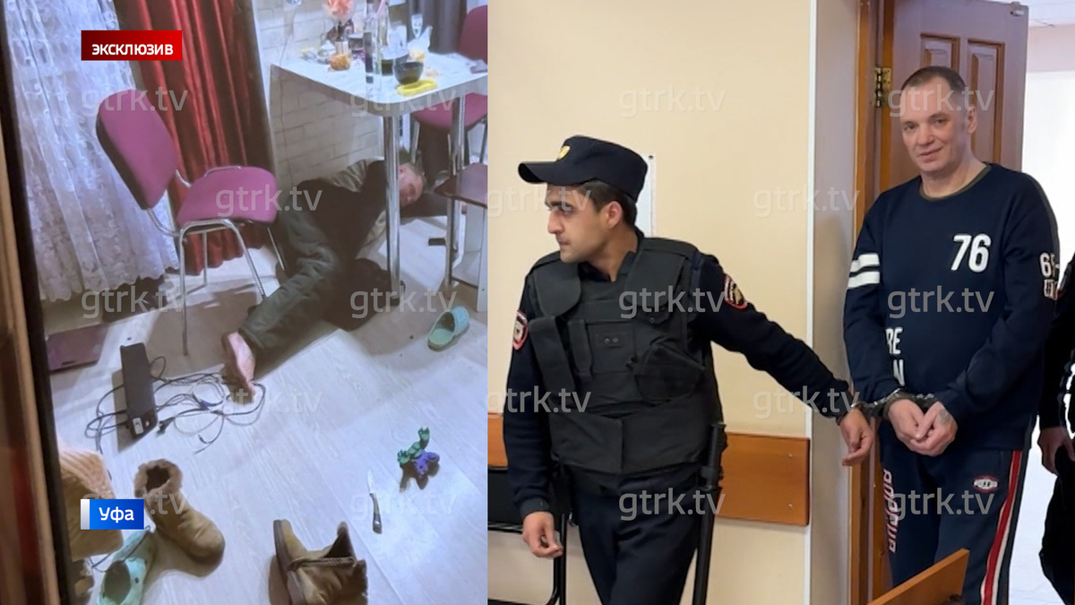   «Дернулась и сама наткнулась на нож»: уснувшего после убийства уфимки рецидивиста допросили в суде