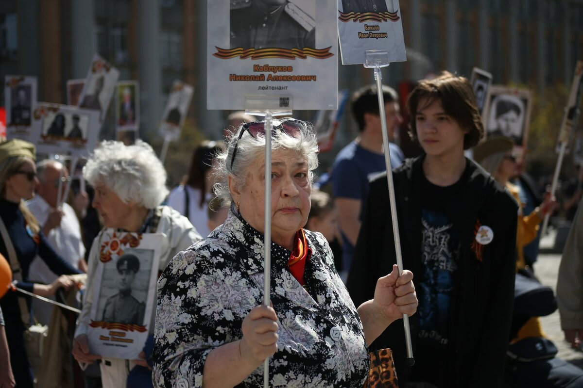 в Калининграде движение колонны запланировано сразу после военного парада, в 11:00.  Фото: Фото: ФедералПресс / Ольга Юшкова
