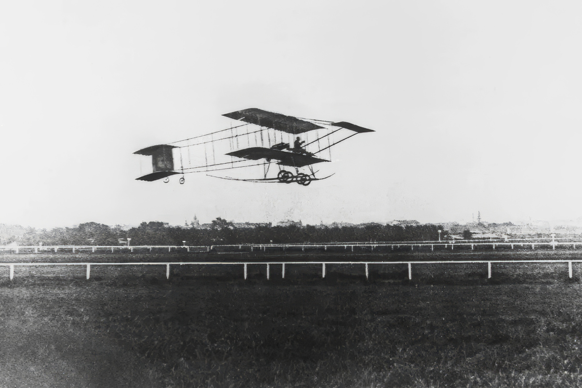 Полёт С. И. Уточкина над Ходымским полем 15 апреля 1912 г.