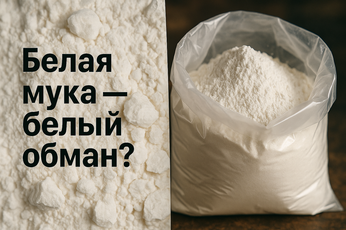 Мука высшего сорта - это рафинированный углевод. Чем ниже сорт - тем полезнее.