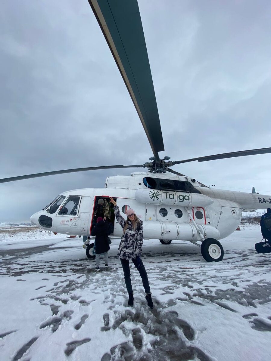 Прилетели на о. Парамушир