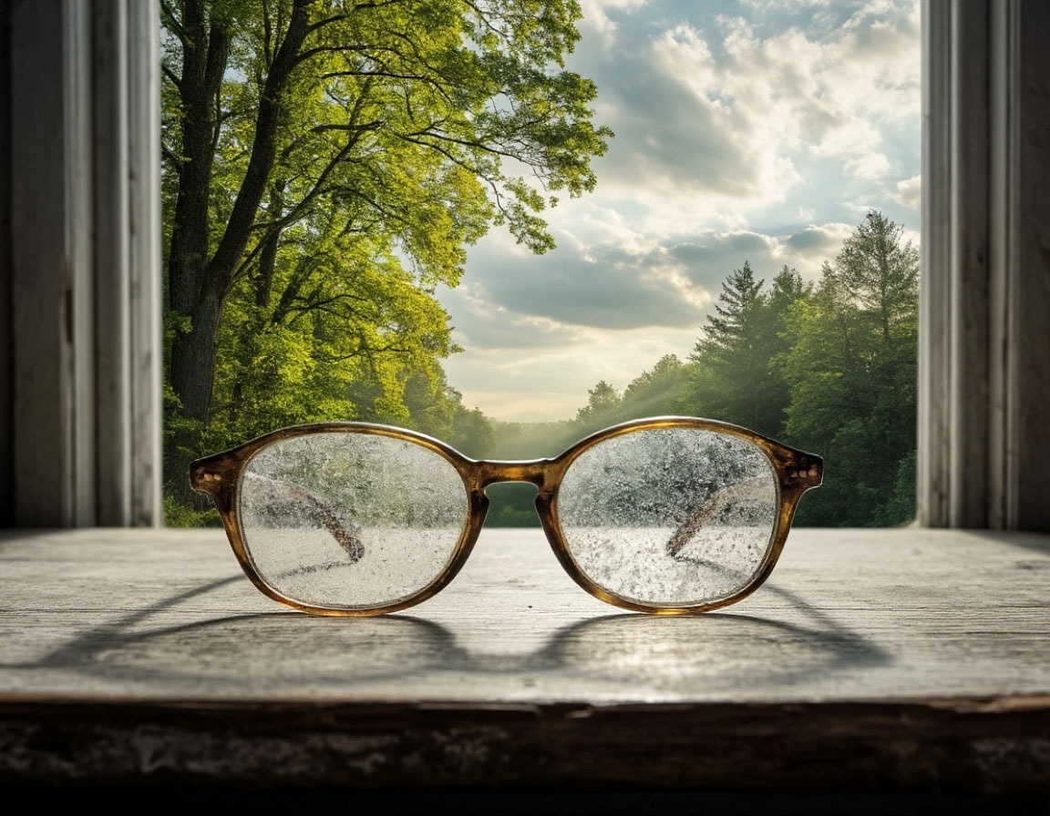 Очки были не волшебные. Просто давно не протирали.