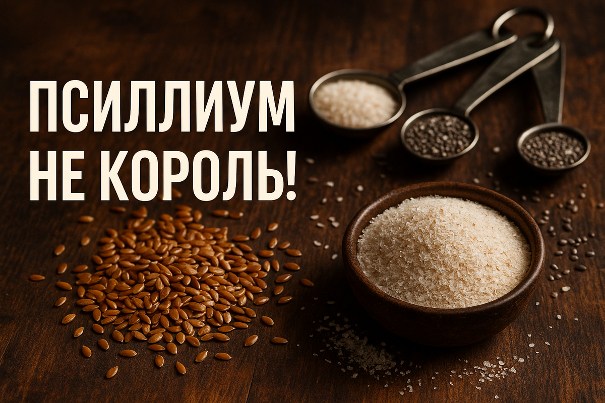 Псиллиум просто пустышка для забития места. Если питаться только им - энергией блистать точно не будешь)