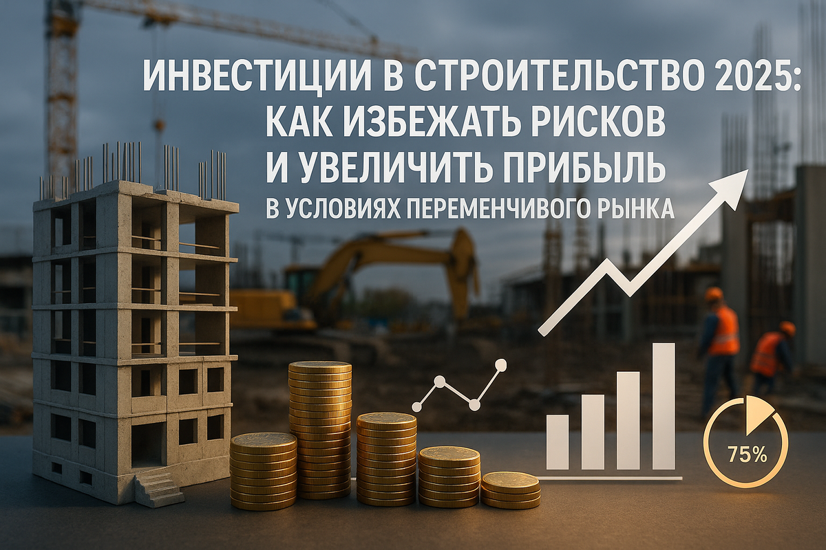    Инвестиции в строительство 2025: как избежать рисков и увеличить прибыль в условиях переменчивого рынка