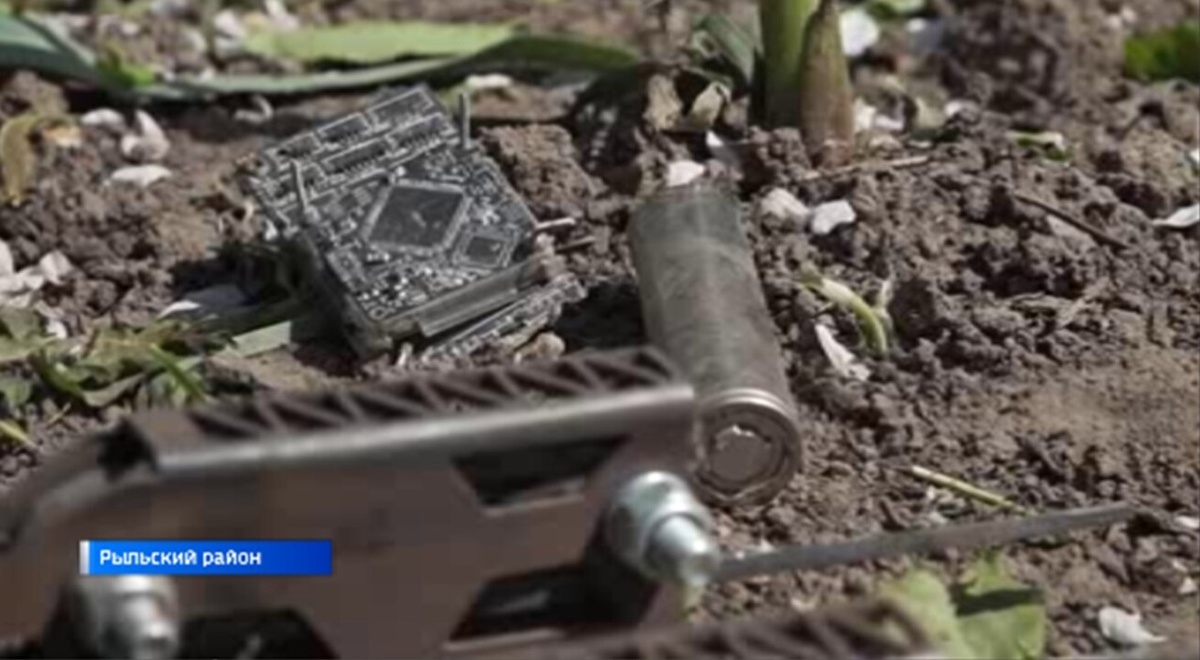    Последствия ночного налёта ВСУ на Рыльск Курской области