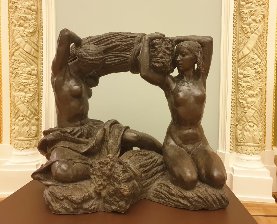 Мухина В.И. Хлеб 1939 бронза