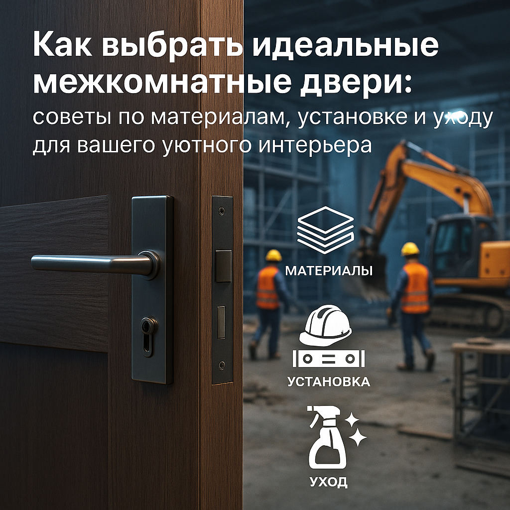    Как выбрать идеальные межкомнатные двери: советы по материалам, установке и уходу для вашего уютного интерьера