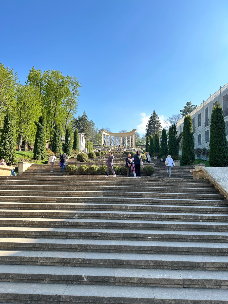 Каскадная лестница. Фото автора 