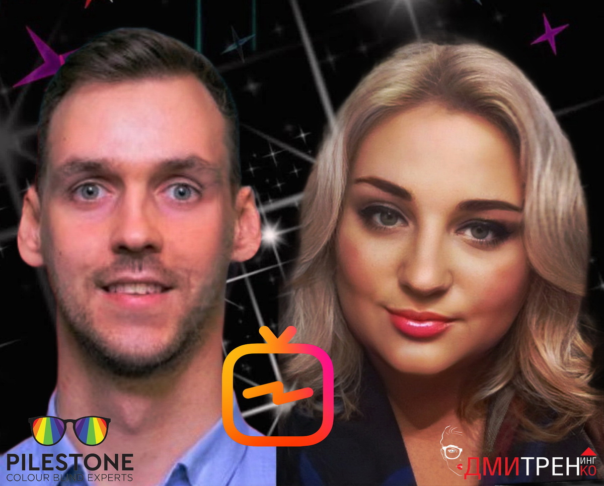 Владимир Афанасьев, руководитель представительства в РФ Pilestone ltd., и Елена Дмитренко, руководитель Школы продаж в оптике Дмитренинг, фото анонса эфира