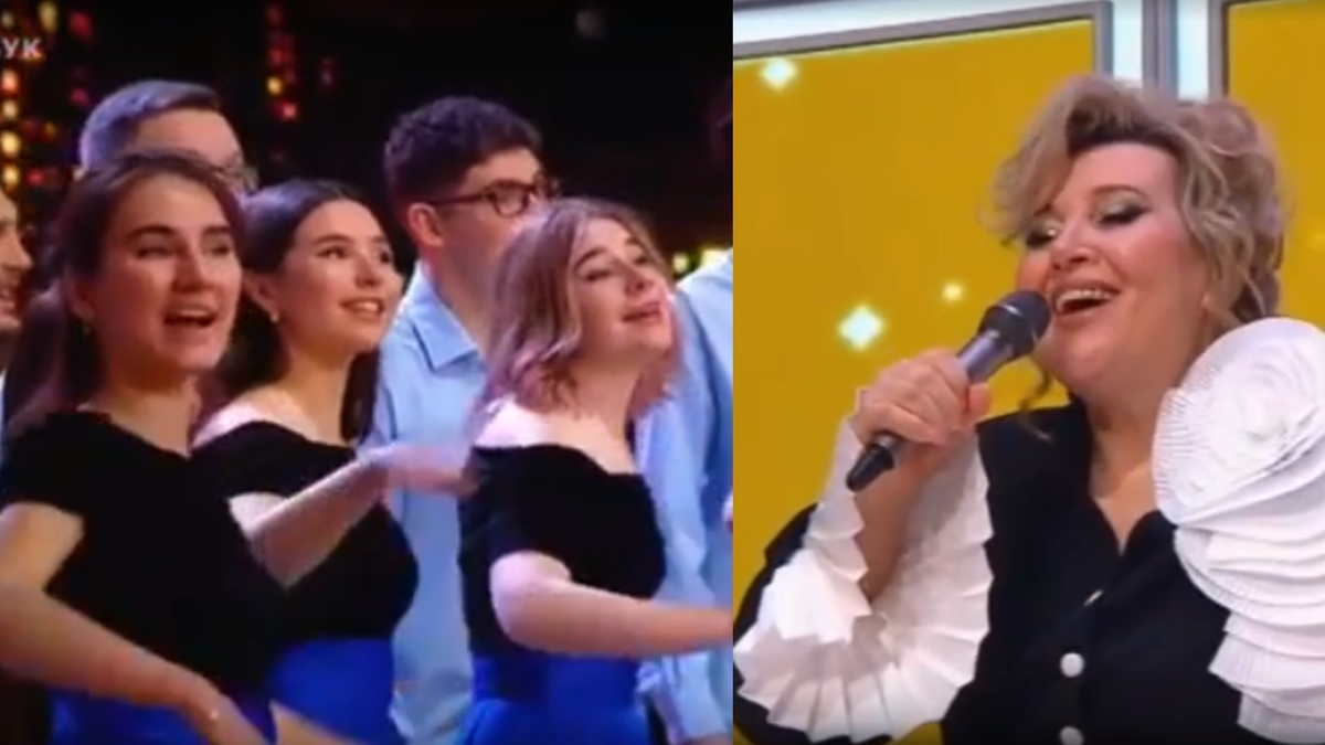 «Смуглянку» пели и участники и судьи "стены"