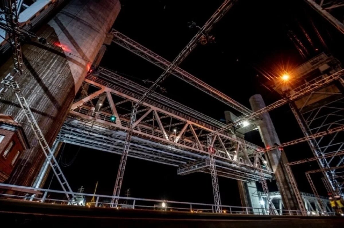    Подъемный механизм моста через Преголю прошел первый эта пусконаладки