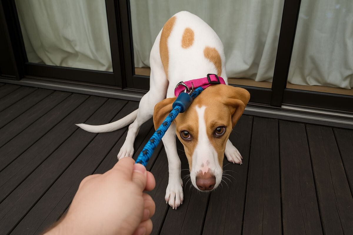 Собака не хочет гулять 