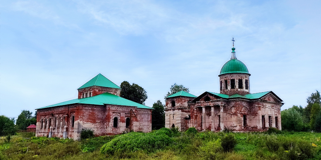 Заброшенный храмовый комплекс в Кунганово - Тверская область